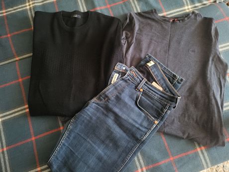 Продам 2 мужские кофты и джинсы