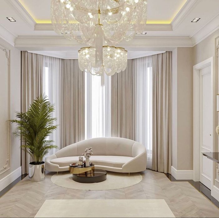 Шторы | Римские шторы | Установка карнизов | Pardalar   Sh937