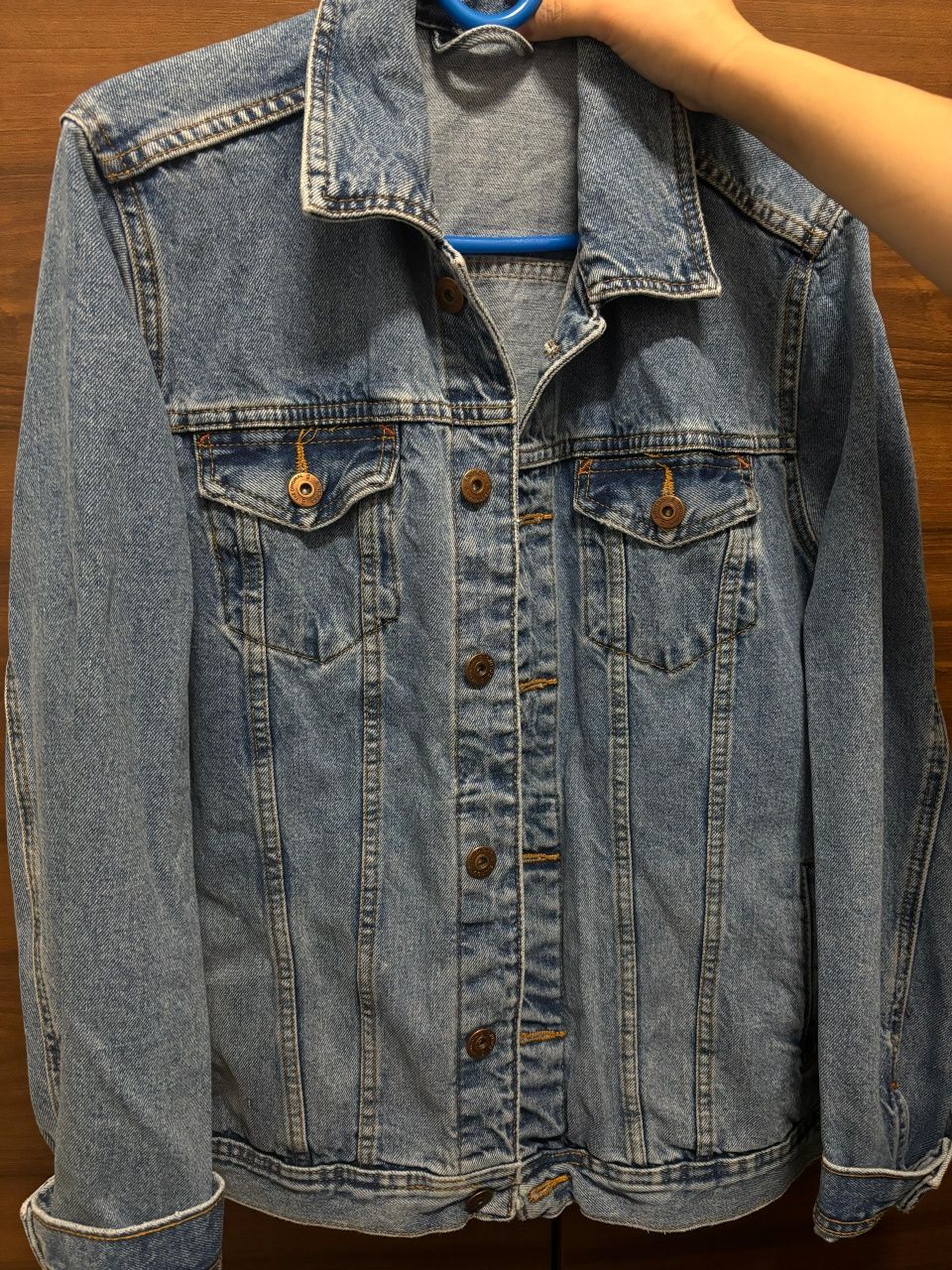 Jacheta denim pentru femei. Mărimea M