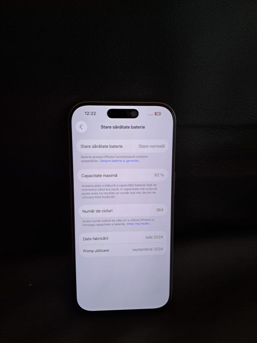 Iphone 16 pro gold impecabil