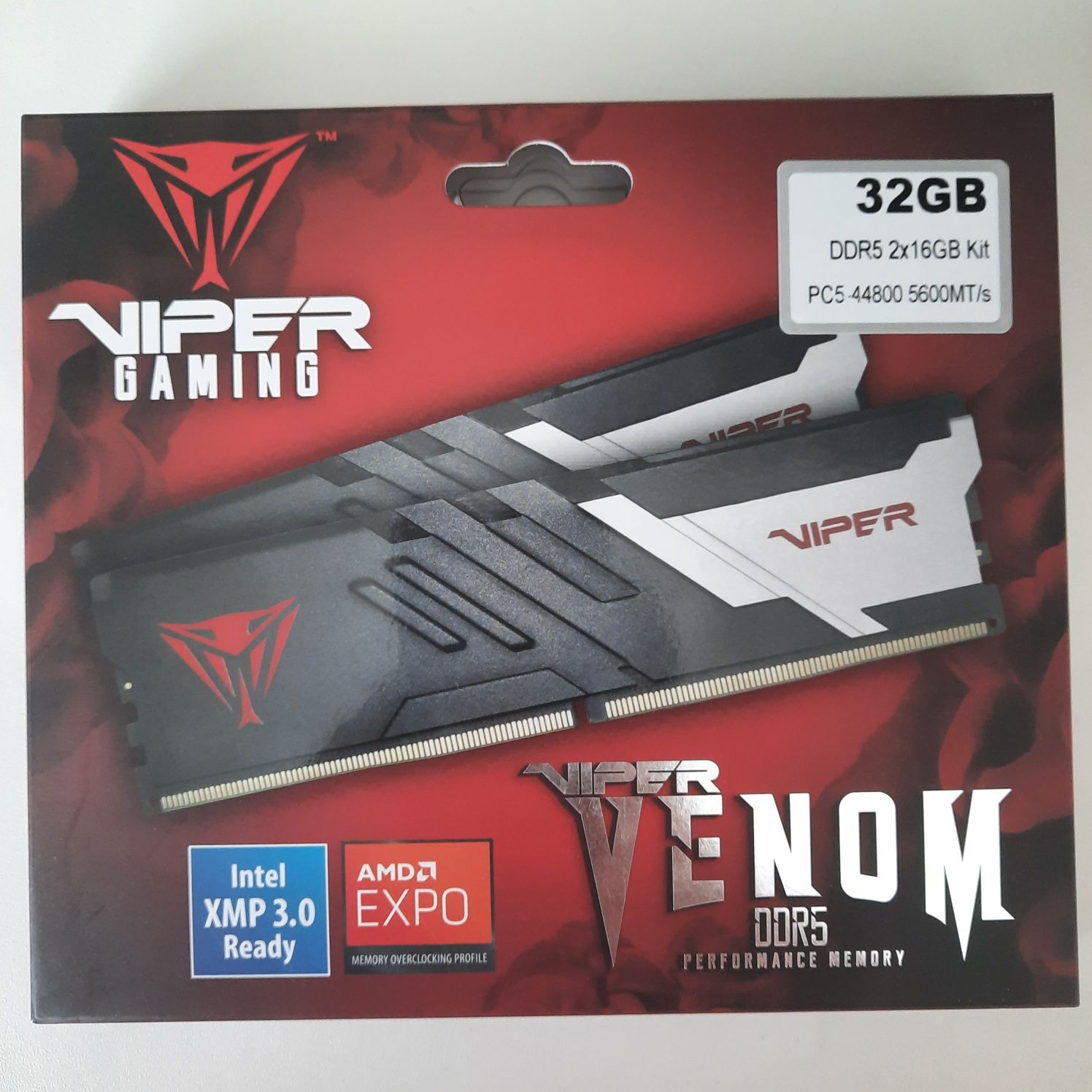 Оперативная память Patriot  Viper Venom DDR5 32 Gb (2×16 GB KIT) 5600M