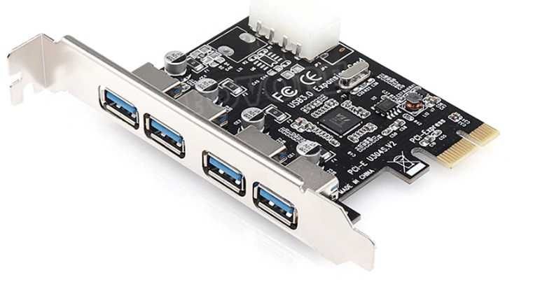 USB 3.0 для PCI-e, переходник, хаб, pci-e, расширение, концентратор
