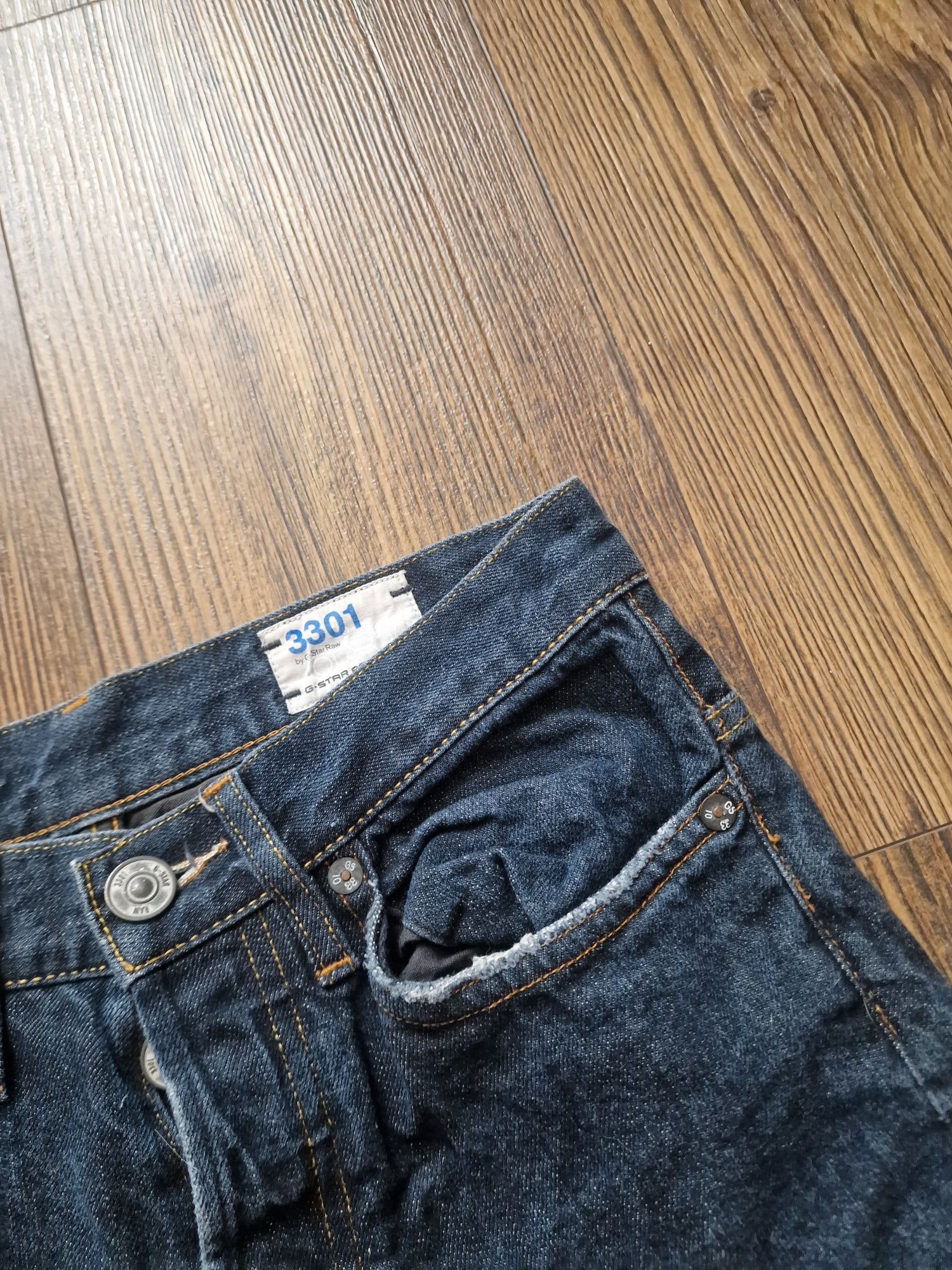 Страхотни мъжки  къси дънкови  панталони G STAR RAW  размер 28