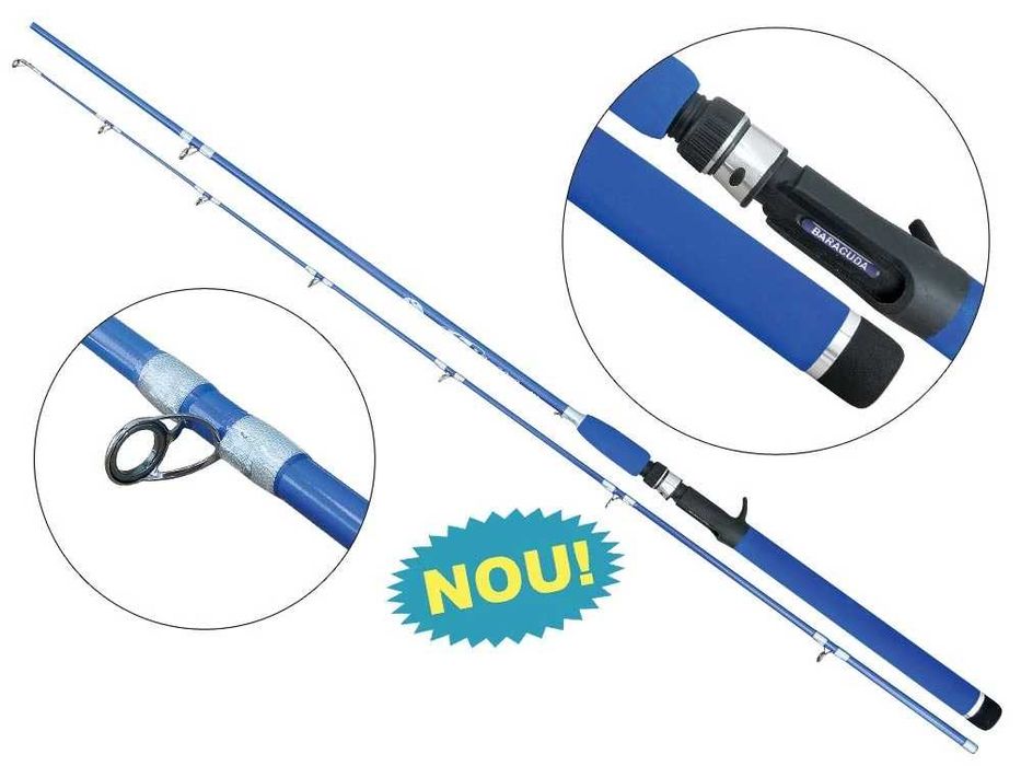 Lanseta  carbon Baracuda Blue Bird casting 2,1 metri A: 45-85g.