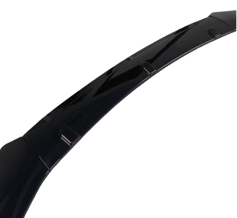 Lip prelungire bara fata S6 Audi A6 C7 S-Line 2011-2018 negru lucios