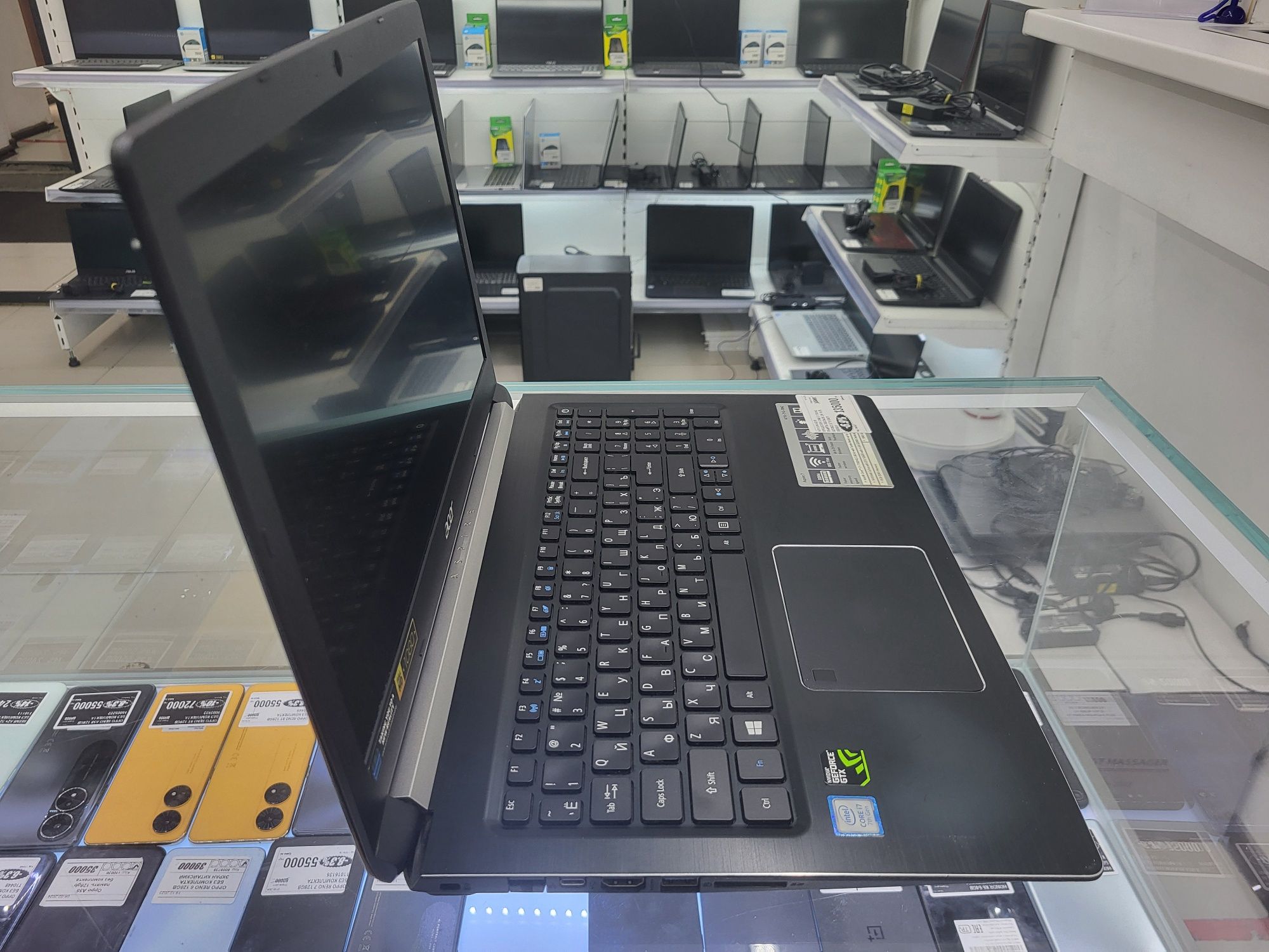 Ноутбук Acer core i7 7700HQ озу 16гб ssd256gb Gtx1050ti рассрочка