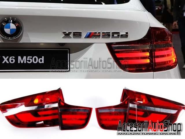 Stopuri Led BMW X6 E71 Facelift LCI LED - 549 EURO ORIGINAL BMW