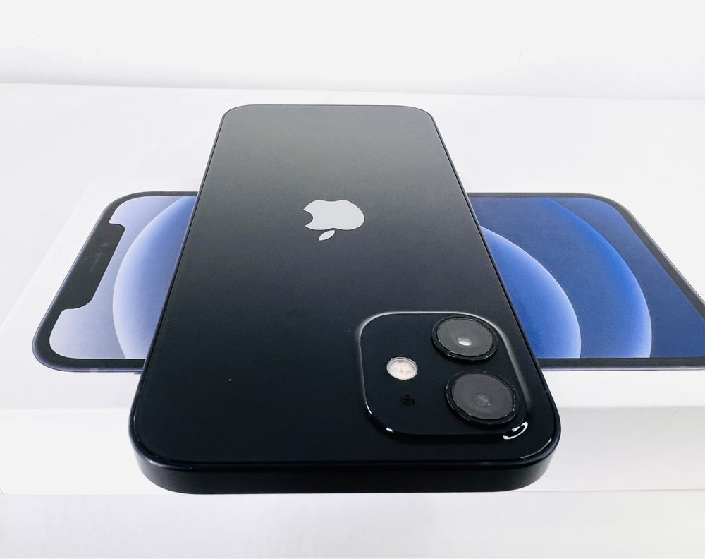 Apple iPhone 12 64GB Black Отличен! Гаранция!