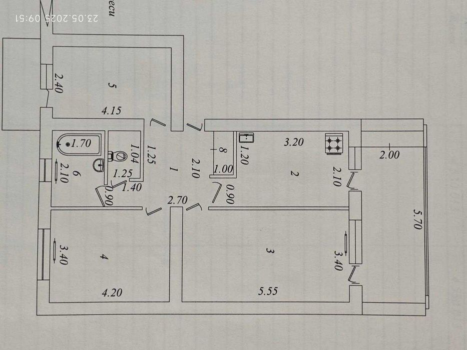 ПРОДАЕТСЯ 3/3/4  82м2 на: Ц-1