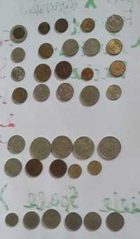 Монеты 90-х Россия Казахстан Узбекистан