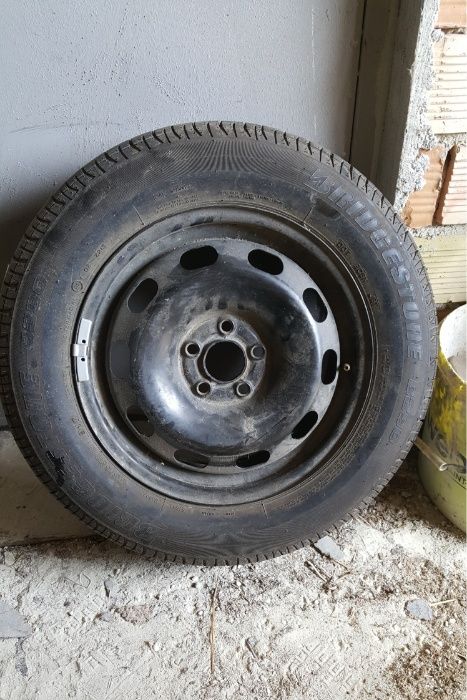 Джанта за vw с нова гума 195 65 15 бриджстоун