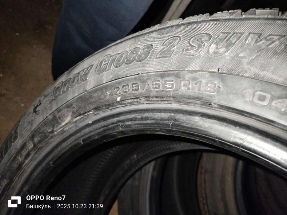 Продам резину в хорошем состоянии откатал один сезон 235/55/18/