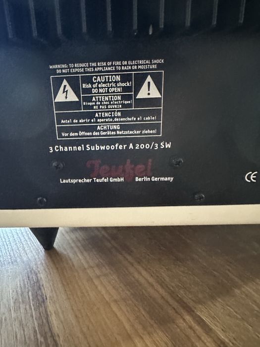 Subwoofer Teufel a200/sw + Yamaha ns bp-110
