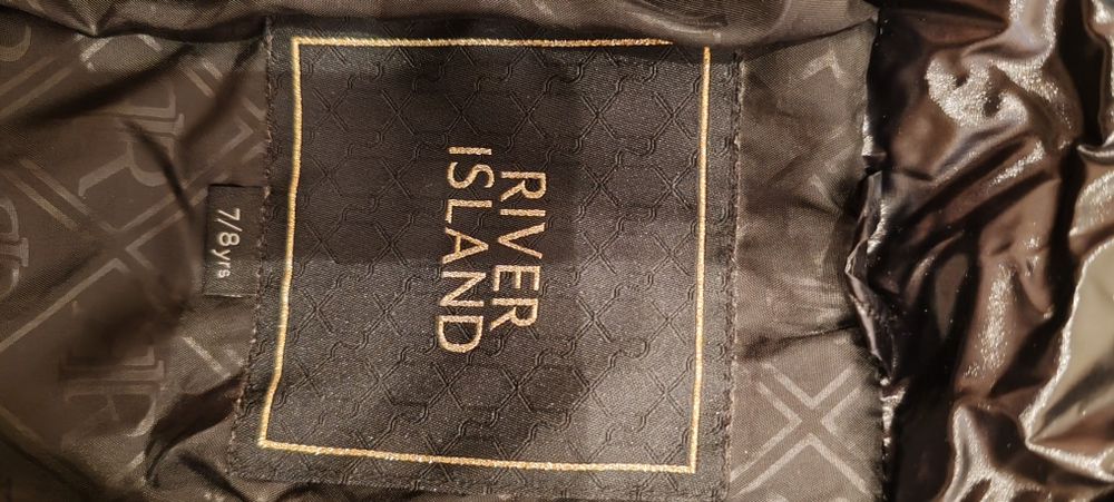 Geaca , haină fetiță RIVER ISLAND. 7-8 ani  128 cm Superbă !