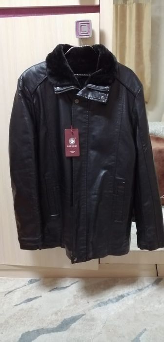 2 новые зимние кожаные куртки 50р,60р