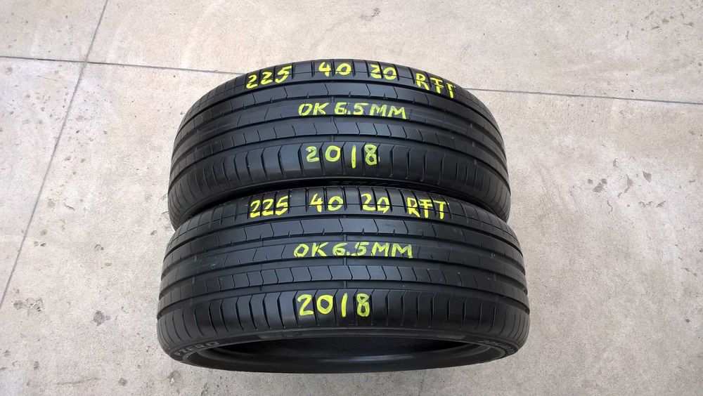 Doua anvelope de vara 225 40 20 pirelli p zero PZ4 run flat