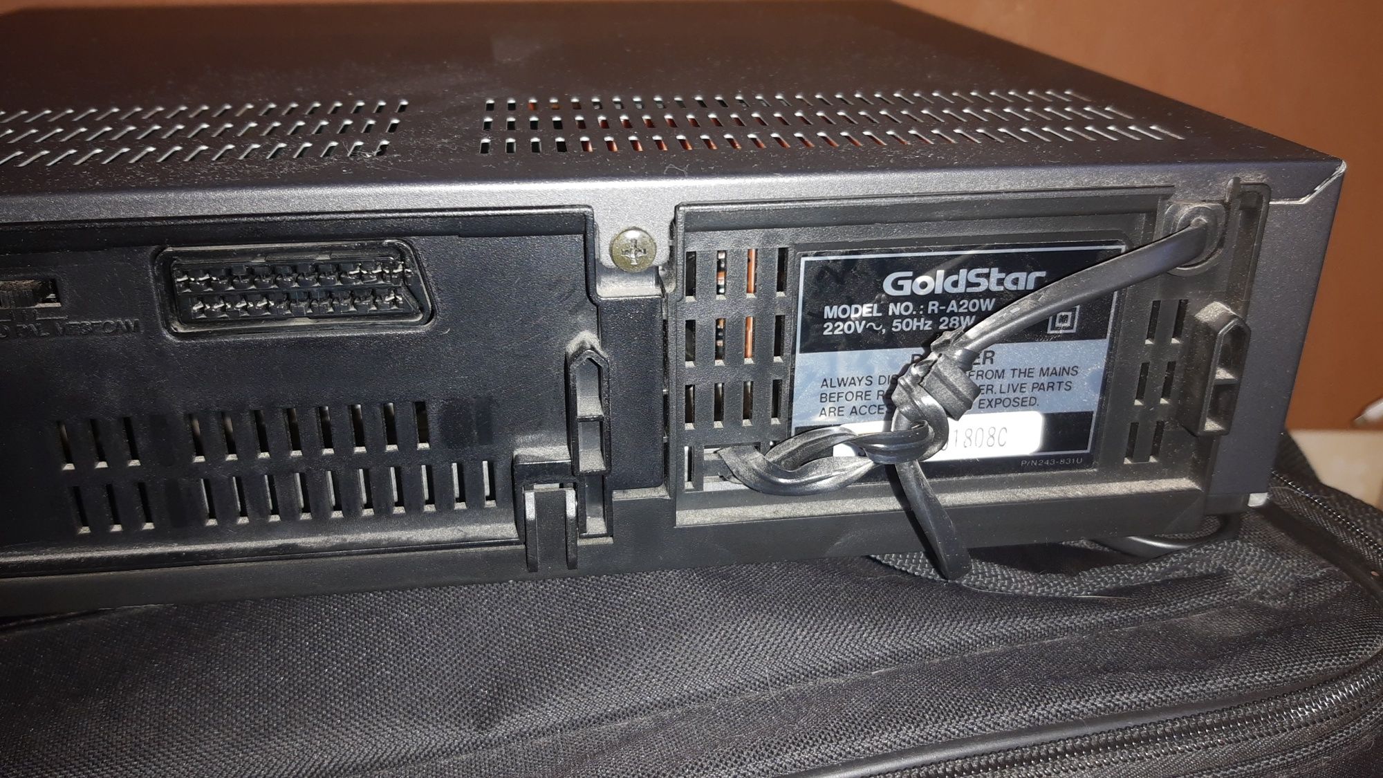 Video cassette player Goldstar. Рядък модел , ползвано веднъж