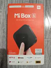 Продаю Mi Box s4k новый в упаковке прошитый оригинал голосовой пульт