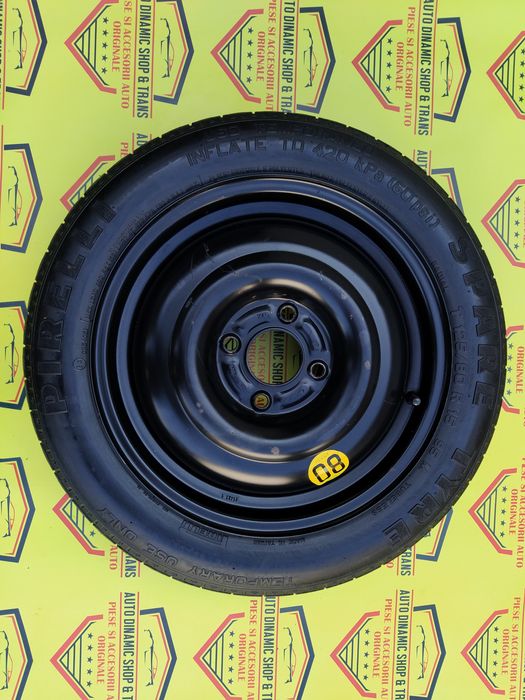 Roata rezerva slim SH originala Ford  R15  125/80/15 4X108