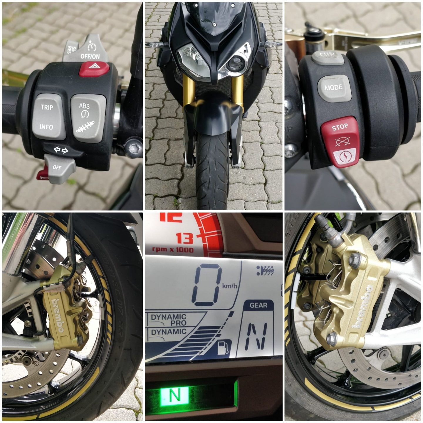 BMW S1000R 2015 166cp 125Nm