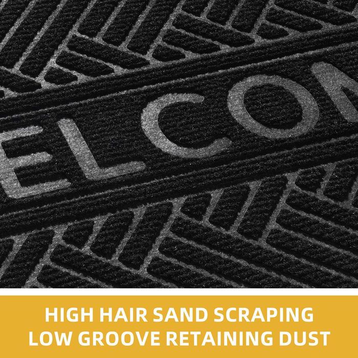 Covoras Intrare Cauciuc si Material Textil 40x60 cm