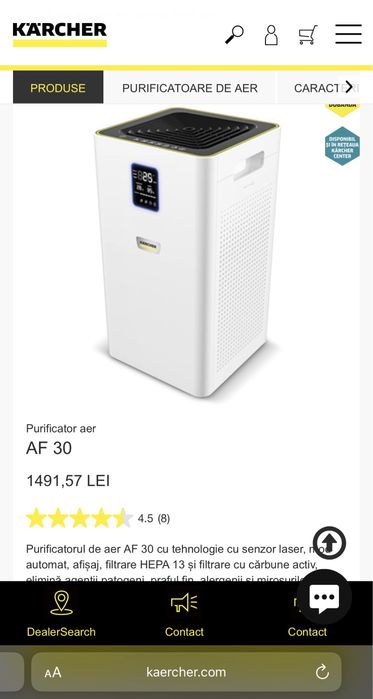 Purificator de aer Karcher AF30