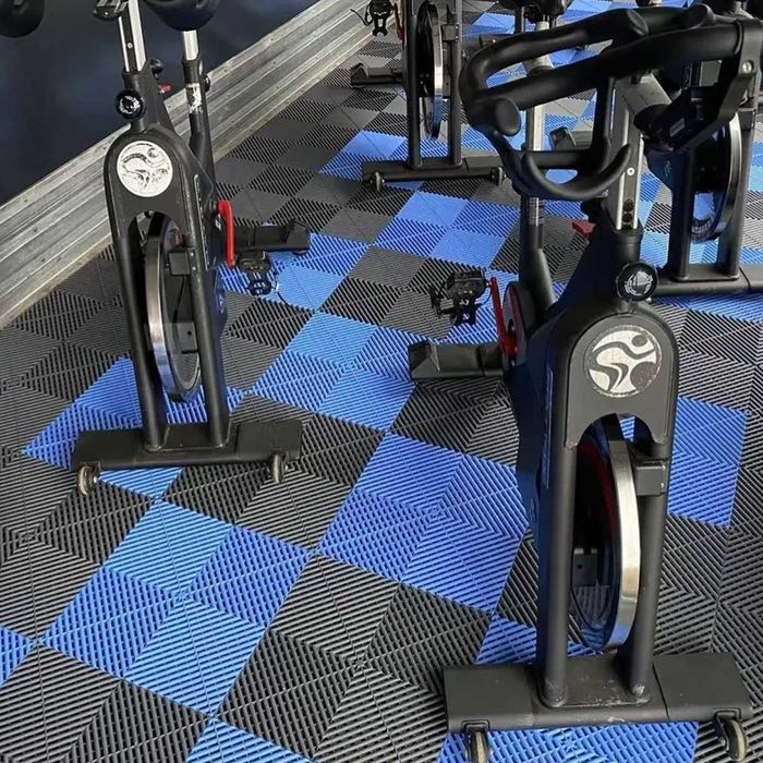 Pardoseala Modulara Garaj Service Albastru Blue Made in Romania