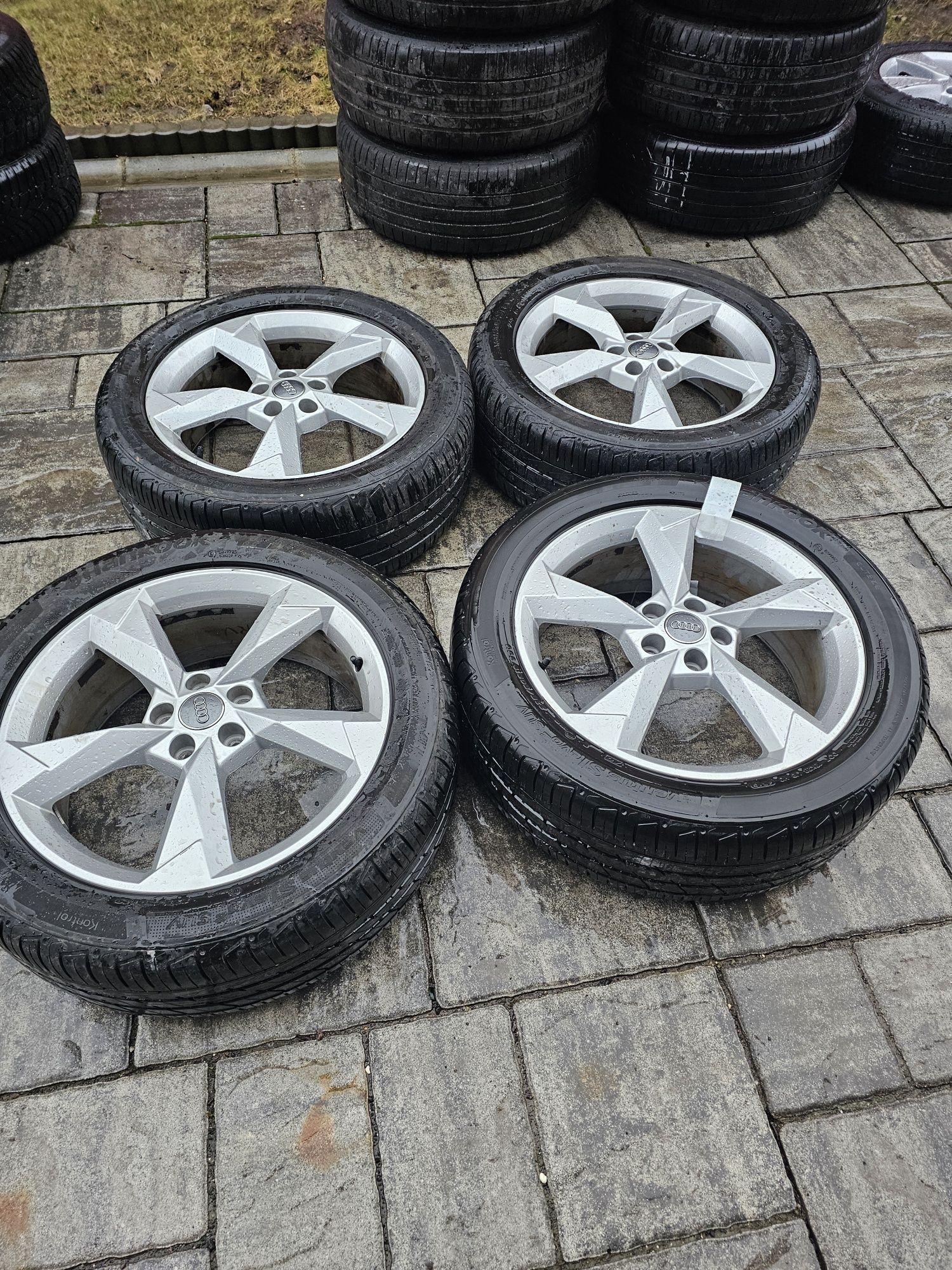 Jante originale Audi Q3 r19 cu cauciucuri de vară