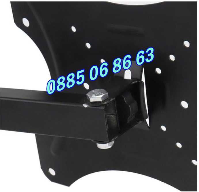 Въртяща стойка за телевизор за стена 14-42", подвижна стойка до 35кг