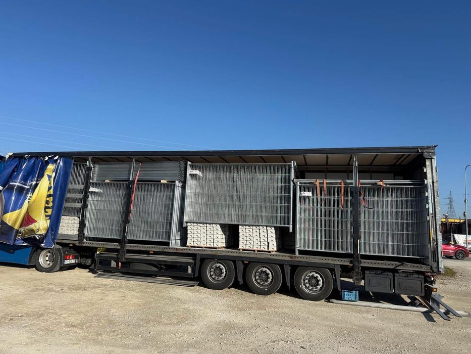 Gard provizoriu mobil pentru imprejmuire santier