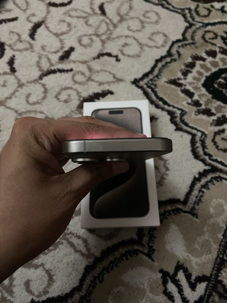 Iphone 15 pro dual  256 original zaryatkasyam qoshb beriladi