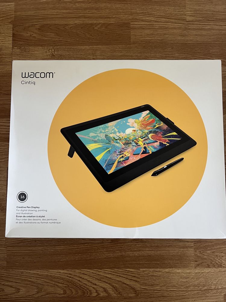 Tableta grafica Wacom Cintiq 16 15.6 inch Black noua , neutilizata