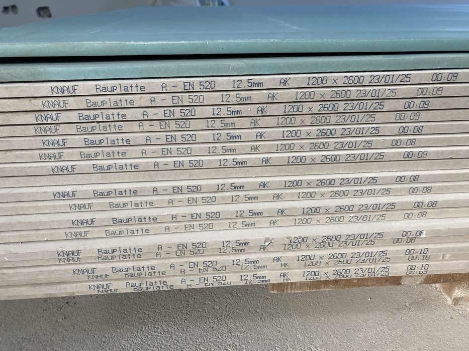 Materiale ramase din constructii rigips, distantier, pene, vata