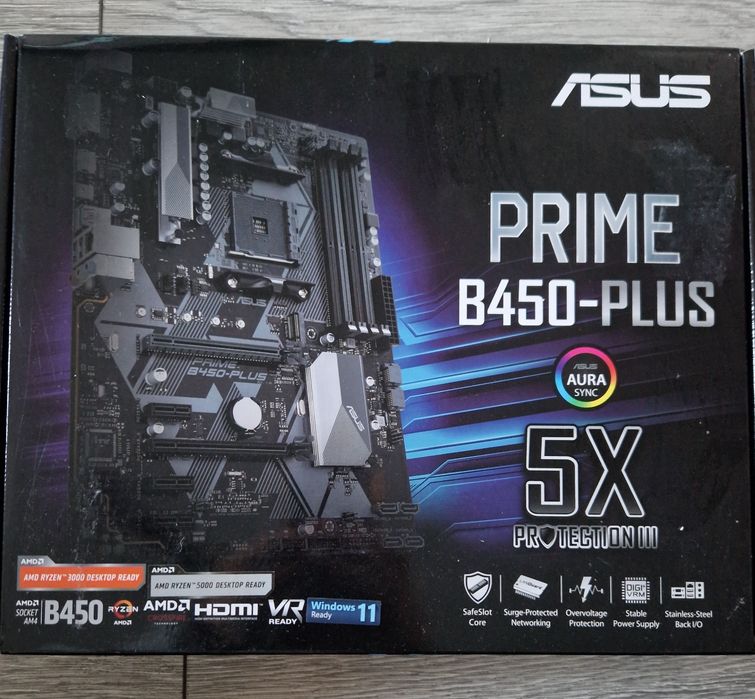 Placa de baza asus prime B450-plus