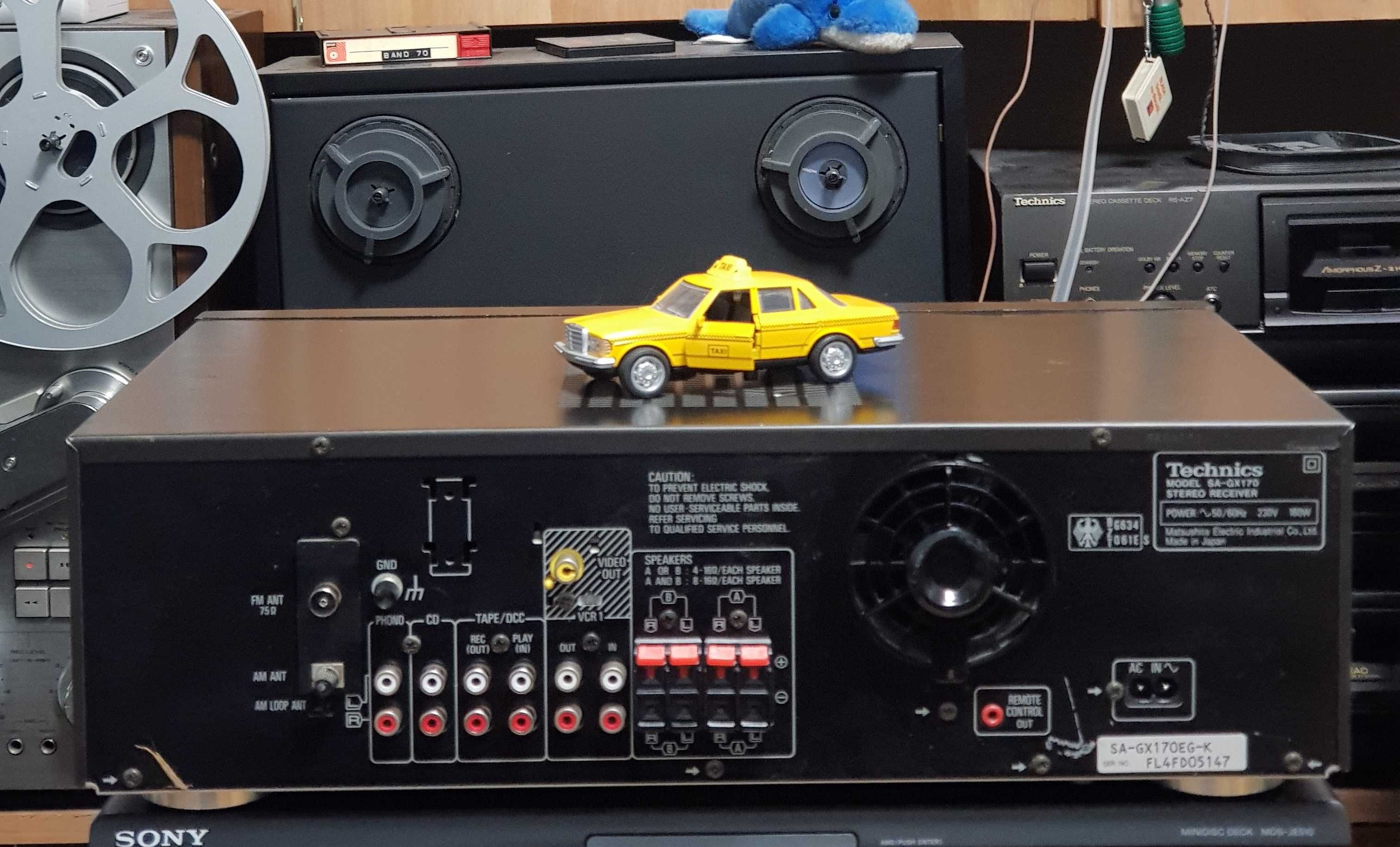 Amplificator Audio Stereo Vintage TECHNICS SA GX170 RECEIVER BLACK