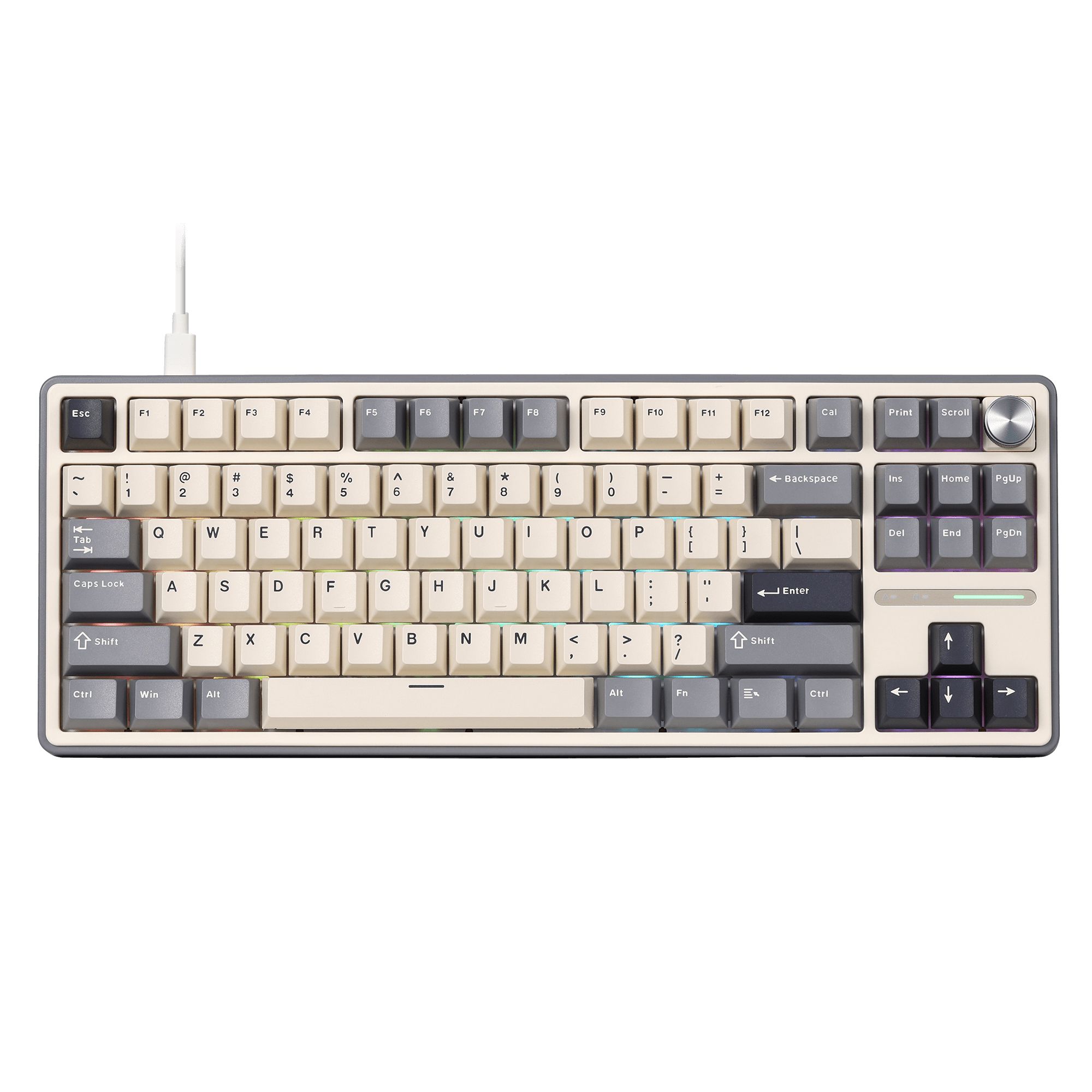 Игровая механическая клавиатура с подсветкой Royal Kludge R87 Pro RGB