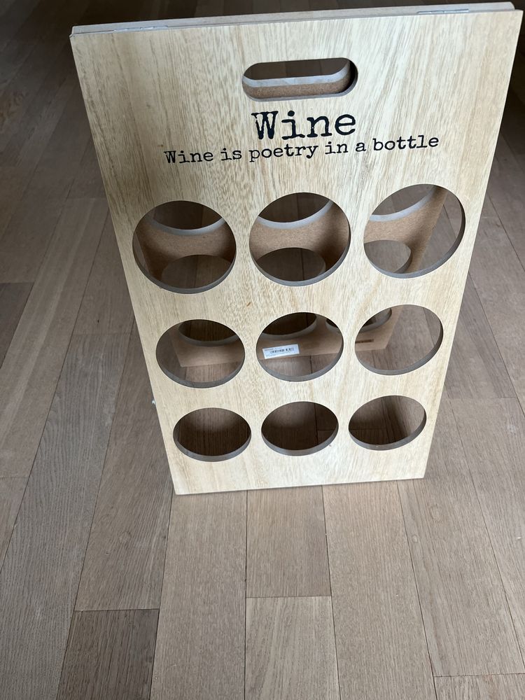 Suport lemn sticle de vin