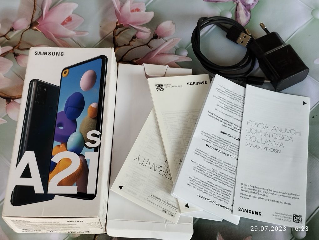 Samsung a 21s stoiladi