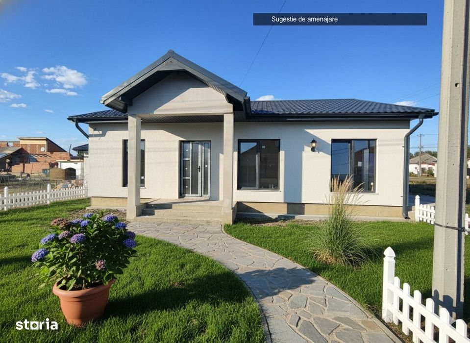 Casa nouă pe un nivel