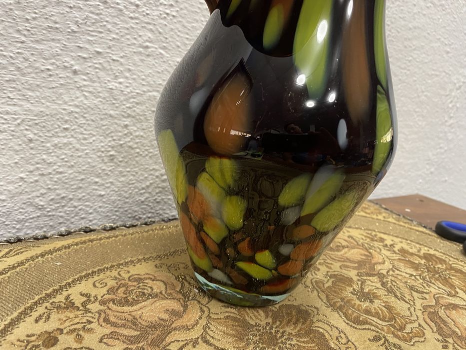 Италианска ваза от мурано стъкло