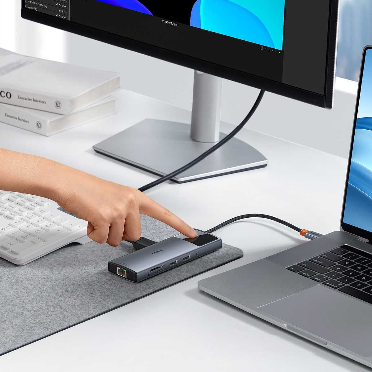 USB-C Хаб Baseus Metal Gleam II 10-in-1