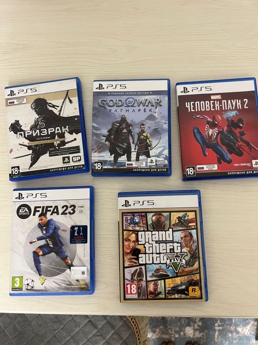 Продам игры для ps5, каждая игра стоит по 15000