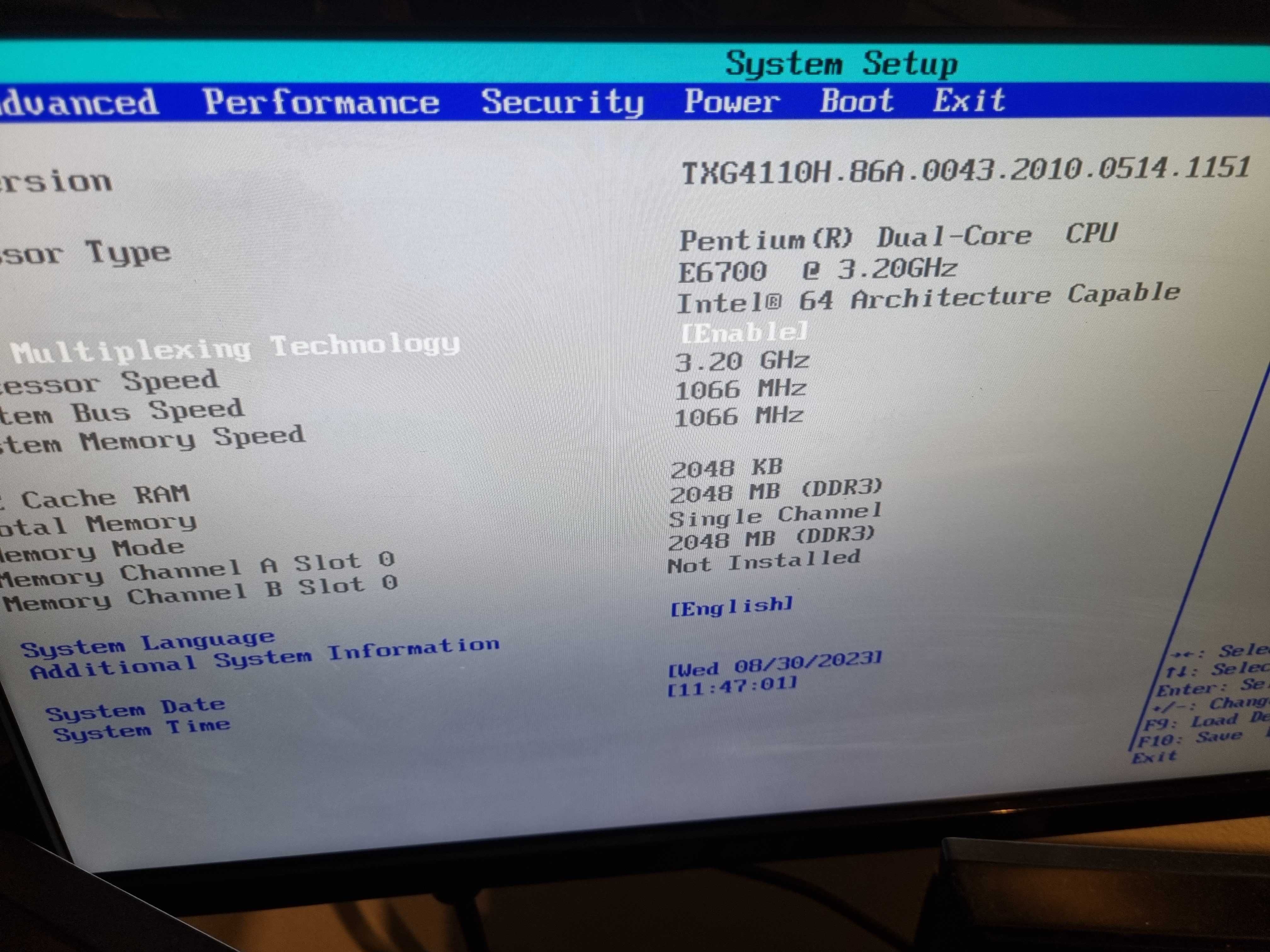 PC Office Intel Dual core p6700 3,2ghz