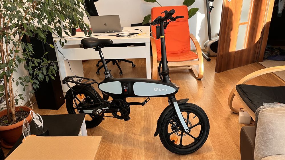 Bicicleta electrica pliabila DYU