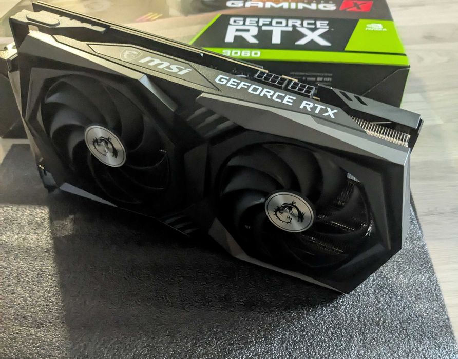 Placa video MSI RTX 3060 GAMING X 12GB GDRR6
