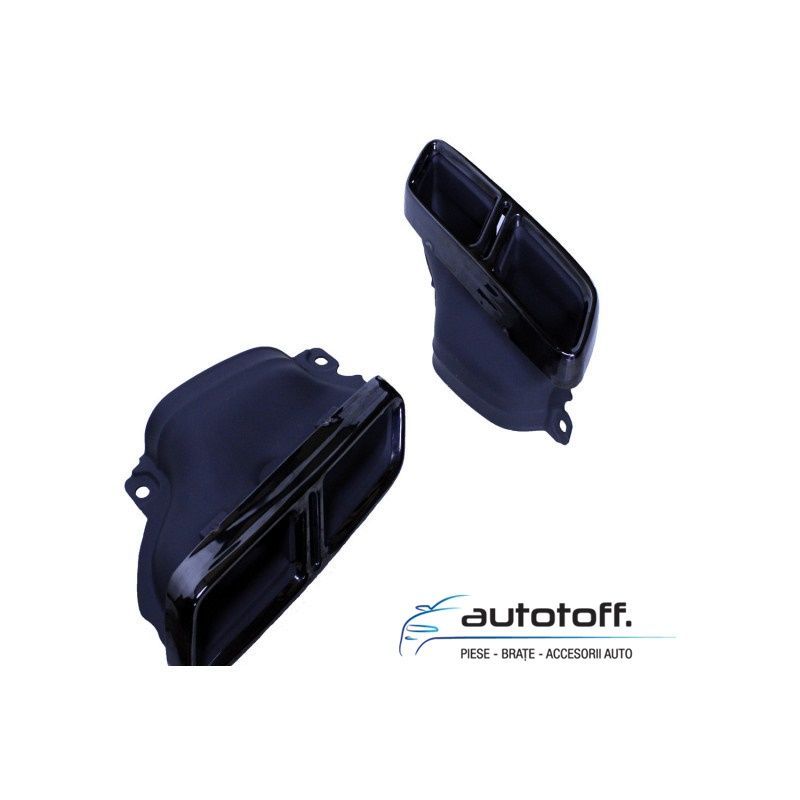 Ornamente tobe AMG Mercedes (14-22) Negru lucios