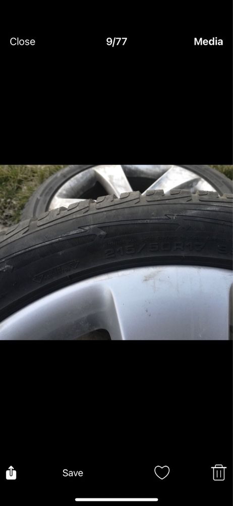 Зимни гуми с джанти мишелин 215.50.17