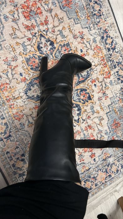 Сапоги зимние ботфорты