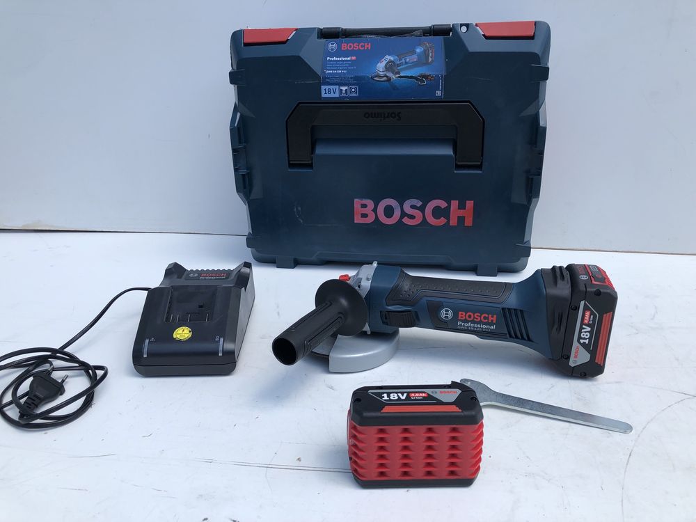 Polizor Unghiular pe Baterie Bosch GWS 18-125 V-Li Fabricatie  2021