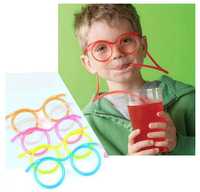 Детски парти сламки - очила